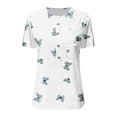 thumbnail image 1 of Camiseta de cuello redondo, camiseta de mujer, blusa de mujer, camisa de mujer, tecnología avanzada, 1 of 4