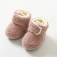 thumbnail image 2 of FAIWAD Baby Infants Girls Boys Fleece Warm Sock Shoes Toddlers Solid Color Winter House Slipper Shoes, 2 of 9