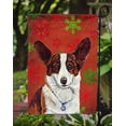 thumbnail image 3 of Carolines Treasures LH9333GF 11 x 15 Po. Corgi Flocons de Neige Rouges et Verts Drapeau de Noël - Taille Jardin, 3 of 3