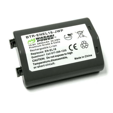 Image of Wasabi Power Battery for Nikon EN-EL18 EN-EL18a EN-EL18b EN-EL18c