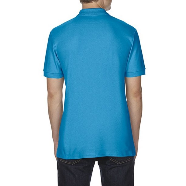 Gildan Softstyle - Polo doble pique manga corta hombre caballero (Salmón Fuerte)