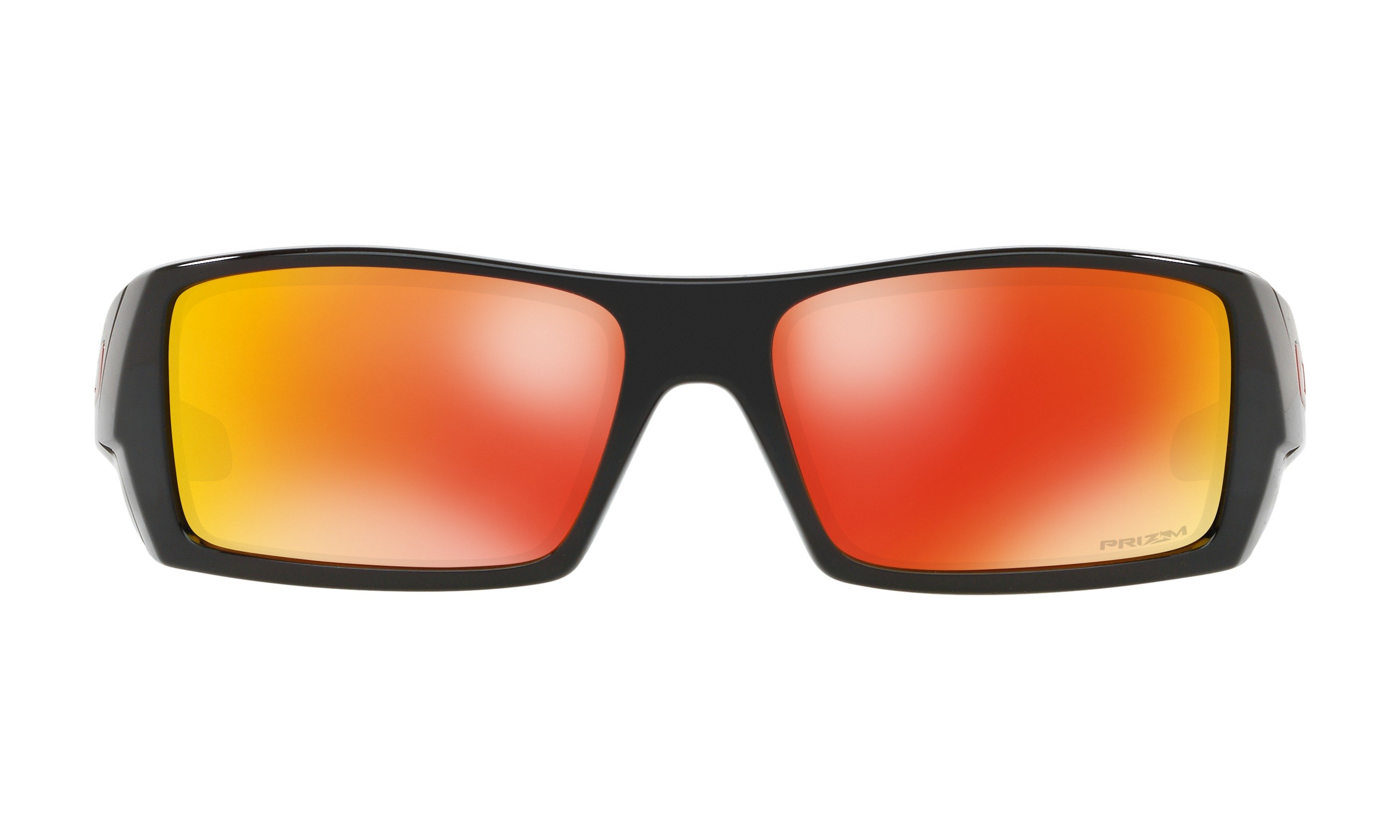 Oakley Gascan Prizm Ruby Wrap Men's Sunglasses with UV Protection