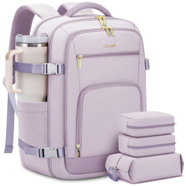 Mochila de viaje LOVEVOOK 50L para mujer con portátil Waterpro de 18 pulgadas