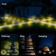 thumbnail image 5 of Luces de tierra solares, 4 pack 17 luces de jardín solares para exteriores, luz de cubierta solar impermeable compatible con camino, paisaje, patio, patio, paso, césped Afortunado Sencillez, 5 of 5