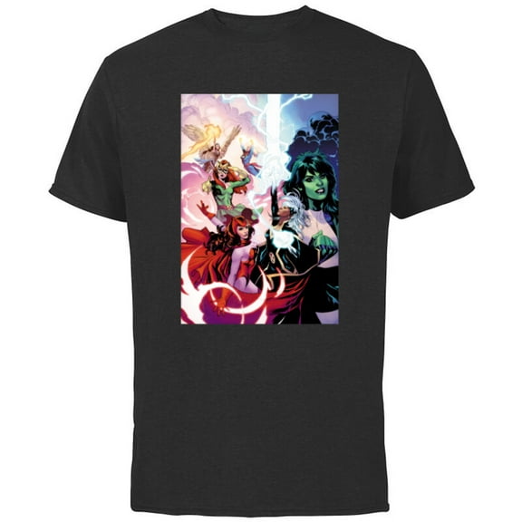 Marvel Women She-Hulk Storm Scarlet Witch Jean Grey Valkyrie - Short Sleeve Cotton T-Shirt for Adults - Customized-Black