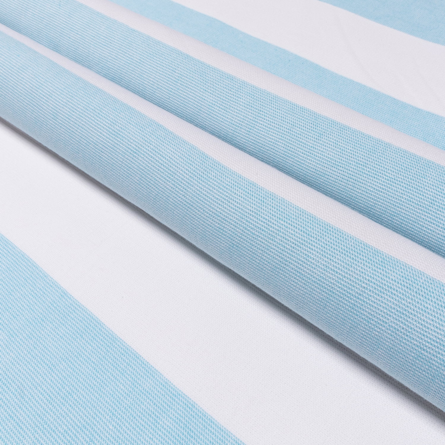 Superior Summery Stripe Fouta Cotton Beach Towel with Fringe, 35" x 68"