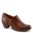 thumbnail image 3 of PATRIZIA Women's JULANEAH Embossed Slip-On Shooties with Demi-Covered Stacked Heel and Dual Elastic, 3 of 9