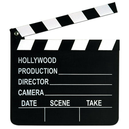 Club Pack Of 12 Movie Set Clapboards With Chalk Hollywood Themed