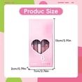 thumbnail image 3 of 0.5mm Color Rollerball Pen 6 Pack, Quick Dry Needle Tip Black Ink Pens For Smooth Writing, Large Capacity Ballpoint Pens For Journaling, Pink Box (Multicolor, 15*7*2), 3 of 5
