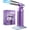 Galactic Purple, variant on Dual Flame Butane Torch Lighter, Professional Kitchen Torch with 20G Large Capacity, Adjustable Flame, Blue Cooking Torch for Creme Brulee, BBQ, Baking, Gifts for Women (Butane Gas Not Included)