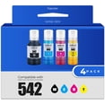 thumbnail image 1 of Botellas de recarga de tinta Topcolor 542 para ET-5150 ET-5170 ET-5850, 1 of 8