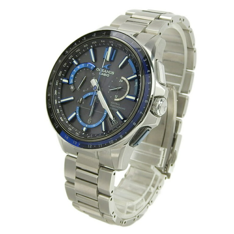 Pre-Owned Casio CASIO Oceanus men's solar radio watch chronograph