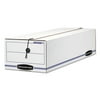 Bankers Box Liberty Check and Form Boxes, White, Blue, 12 / Carton (Quantity)