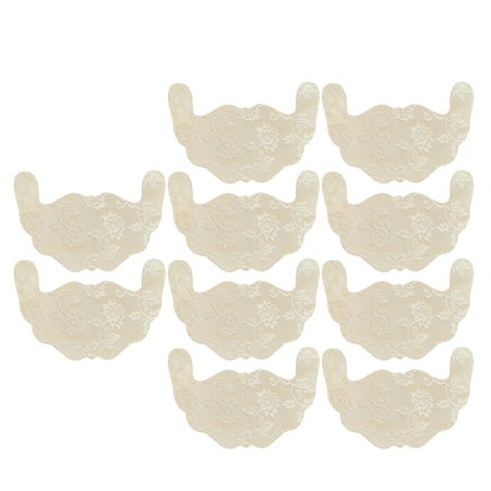 MLINS 10 Pairs Adhesive Breast Pads Bra Anti-sagging and Considerate