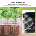 thumbnail image 4 of Seed Starter Tray,Durable Seedling Tray Plastic Transparent Cover For Gardening Horticulture, 4 of 8