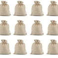 thumbnail image 3 of Shisuyan Jute Sack Beige Linen 15Set 3.1x3.9in, 3 of 8