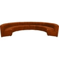 thumbnail image 1 of Meridian Furniture Sectionnel Modulaire 10 Pcs en Velours Cognac Limitless, 1 of 7