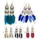 thumbnail image 5 of Minnieouse 1 par de pendientes estilo vintage gotas para los oídos adornos duraderos azul pavo real Azul eléctrico 20Conjunto, 5 of 6