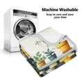 thumbnail image 5 of Yayeee Throw Blanket for Couch Soft Warm 60" x 80" Sofa Chair Bed Decoration, White Shelf, 5 of 7