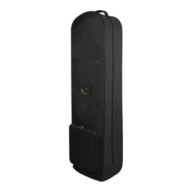 Bolsa de viaje para golf, funda para palos de golf con ruedas, resistente al desgaste, profesional, portátil, ligera, versátil, plegable, estuche de Negro