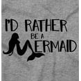 thumbnail image 2 of I'd Rather Be a Mermaid Beach Vibes Youth T Shirt Tee Girls Infant Toddler Brisco Brands 6M, 2 of 5