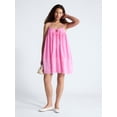 thumbnail image 3 of Free Assembly Women's and Women's Plus Cotton Pintuck Mini Dress, Sizes XS-4X, 3 of 6