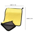 thumbnail image 4 of Skegnu Bath Towels Coral Velvet Car Wash Towel Wholesale Absorbent Thickened Double-sided Two-color Rag Wipe Car Towel Special Cloth on Clearance, 4 of 4