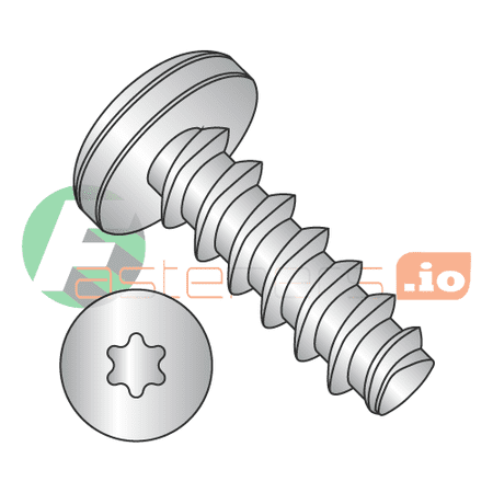 

#6 x 5/16 Thread Forming Screws 48-2 Trilobe / Six-Lobe (Torx) / Pan Head / 18-8 Stainless Steel (Quantity: 5 000 pcs)