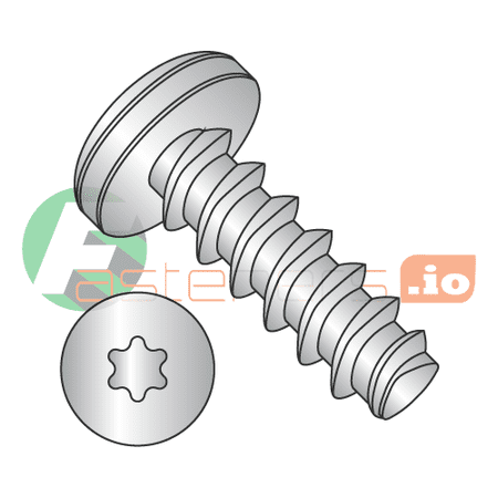 

#6 x 1/2 Thread Forming Screws 48-2 Trilobe / Six-Lobe (Torx) / Pan Head / 18-8 Stainless Steel (Quantity: 5 000 pcs)