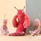 thumbnail image 3 of Juguetes de peluche de camarones, muñecos de peluche suaves, regalo para niños, 3 of 5