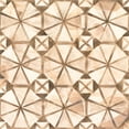 thumbnail image 2 of Vess, June Erica 12x12 White Modern Wood Framed Museum Art Print Titled - Umber Tile IV, 2 of 4