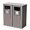 light gray-A, variant on Outdoor Trash Can - Resin Garbage Can with Lockable Lid, Heavy-Duty Outdoor Trash Can with Lid for Patio, Yard & Garage Waste Management