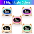 thumbnail image 5 of Sun & Moon Rise Children's Sleep Trainer Clock,Digital Alarm Clock w/Wake Up Light,5 Colors Night Light and Sleep&Alarm Sounds for Kids,Teach Kids Day&Night,Battery Operated Digital Clock USB Charger, 5 of 10