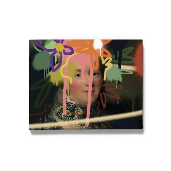 Spray Paint Collection A Wrapped Canvas -Annie Warren Designs,