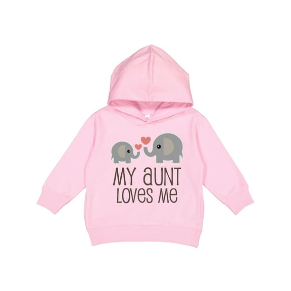 Inktastic My Aunt Loves Me Toddler Hoodie