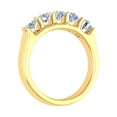 thumbnail image 2 of 1 Carat (ctw) 5-Stone Diamond Wedding Band Ring in 10K Yellow Gold (Ring Size 6), 2 of 5