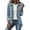 Light Blue, variant on uublik Womens Jean Jacket Black Casual Long Sleeve Open Front Denim Jacket Fall Coat