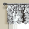 thumbnail image 1 of Lush Decor Lush Décor, Light Gray Gigi Valance Textured Window Kitchen Curtain (Single), 14” x 70, 1 of 1