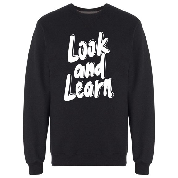 Look And Learn Tales Lovers Art Sweatshirt Men -Image by Shutterstock, Male Medium