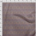 thumbnail image 3 of oneOone Polyester Lycra Fabric Leaves & Floral Block Printed Craft Fabric BTY 56 Inch Wide, 3 of 4