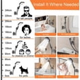 thumbnail image 7 of ABPETE Suction Cup Shower Head Holder - Angle Adjustable Spring Arm, Flexible Wall Mount Shower Hose Holder, Removable Hand Held Shower Bracket with Vacuum Lock & Bonus Hook for Bathroom, Kitchen, 7 of 7