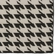 thumbnail image 5 of Linon Salonika Houndstooth Reversible Woven Wool 5'x8' Rug in Gray, 5 of 7
