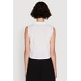 thumbnail image 5 of Womens Trendy Button Front Cropped Blazer Vest, 5 of 5