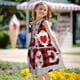 thumbnail image 5 of Fotbe Buffalo Plaid Love And Gnome Vestido de Dormir para Niñas de 3 a 10 Años, Mangas Cortas, Estilo Princesa, Pijama Camisón con Mangas Voladas-Large, 5 of 6