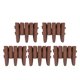 thumbnail image 2 of 5pcs Plastic Edgings Garden Picket Fence - Grass Flowerbeds Plant Borders - Decorative Scenery Road Panels - Weather Proof Plastic Garden Fence, 2 of 6