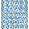 thumbnail image 3 of Ambesonne Tropical Duvet Cover Sets, Exotic Leaves Butterflies, 2-Queen, Azure Blue Yellow White, 3 of 7