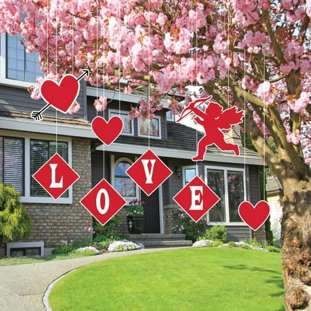 Valentine's Day Yard Decoration - Hanging - Cupid, Hearts, and Love ...