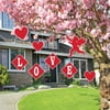 Valentine's Day Hanging Ornaments - Cupid, Hearts, and Love, Hanging Decorations Set of 18