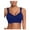 Blue, variant on Comfy Bras for Women Padded Bra Feature V-Neck Nursing Bra Style W-962 Blue XL