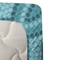 thumbnail image 3 of Ambesonne Teal Fitted & Top Sheet Set with Sham, Native Art, Teal, 3 of 4